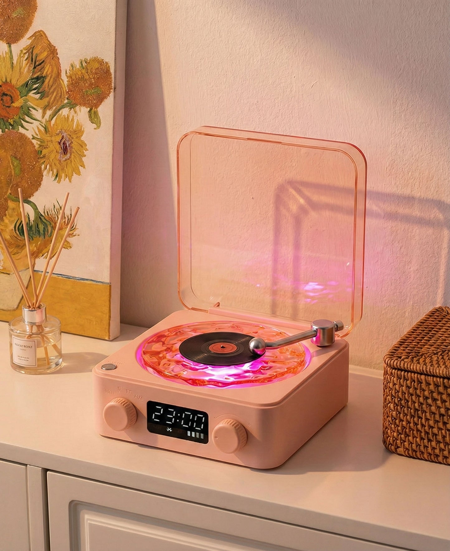 Waves Vinyl Soundscape | Retro Vinyl Bluetooth Speaker & Ocean Sounds